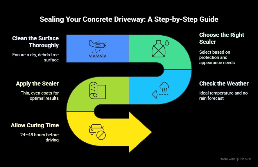 Sealing Your Concrete Driveway A Step-by-Step Guide like a pro